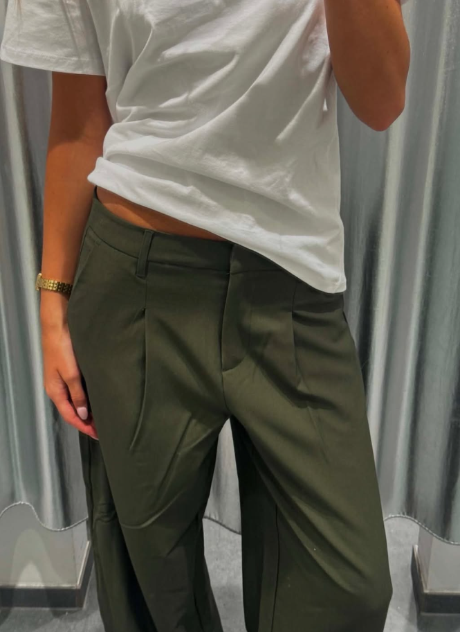 PCBOSELLA Trousers - Forest Night